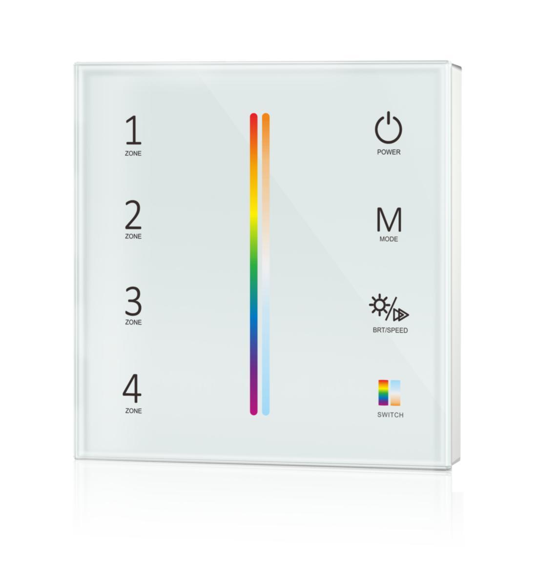 Lysstyring Aneta Lighthing Scanstrip AC Panel - Scanstrip AC PANEL hvit Trådløst/DMX512 RGB+CCT veggpa