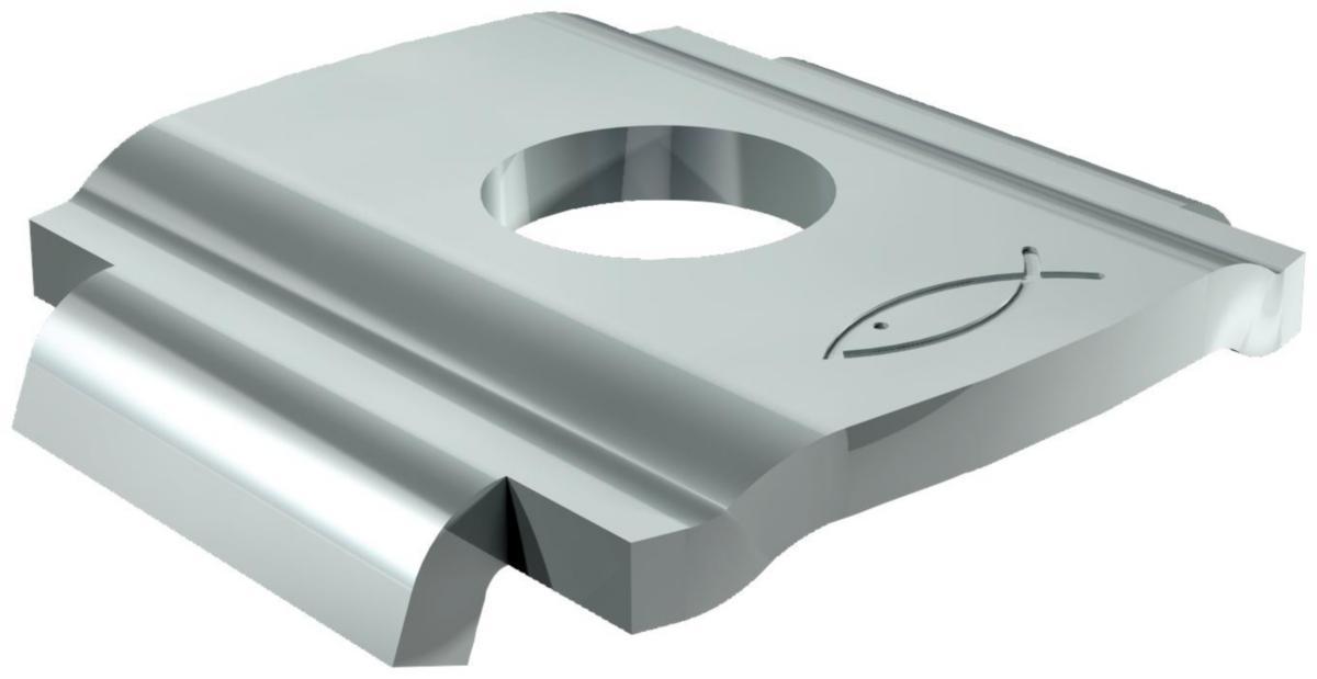 Skinneskive HK 31 8.5, elforzinket, FLS skinnesystem, fischer - Skinneskive HK 31 8.5 ELZ - FLS lett system