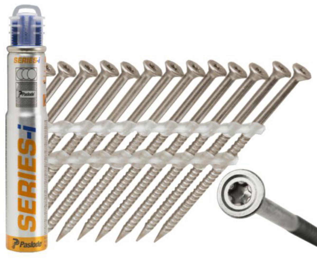 Nagleskrue Paslode IM90Ci/IM100Ci - Skruespiker Stav 34g 2.8X65 C3 til Paslode IM90a1250 + 1gass