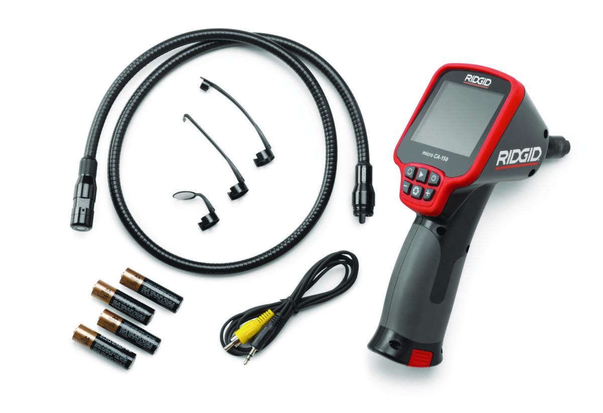 Inspeksjonskamera micro CA-150 Ridgid - CA-150 inspeksjonskamera Ridgid opptakermulighet