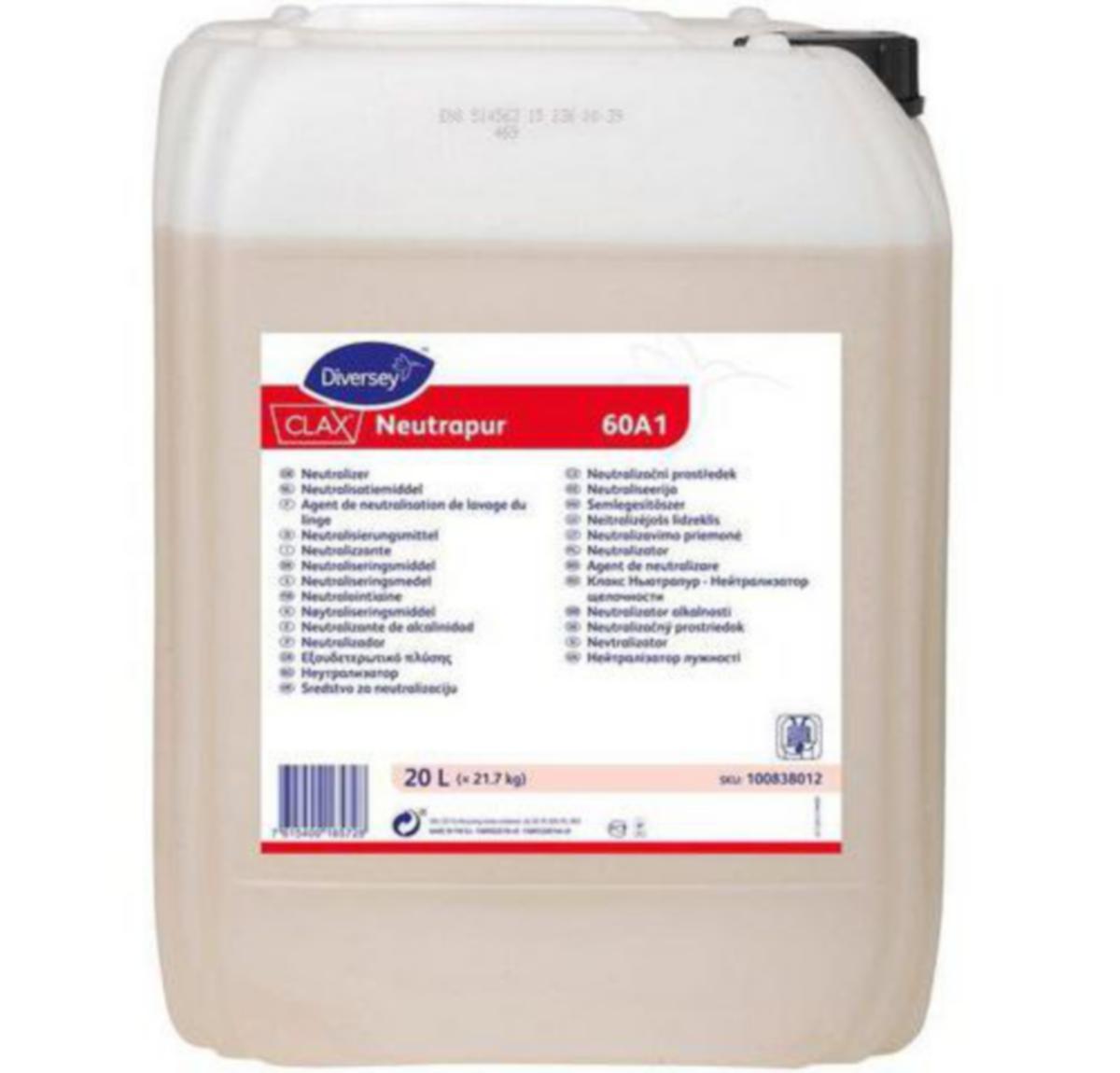 Tøyvask nøytraliseringsmiddel clax neutrapur 60a1 20l - t...