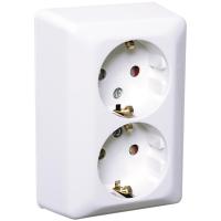 Kappe for Dobbel Påvegg stikk RS Nordic