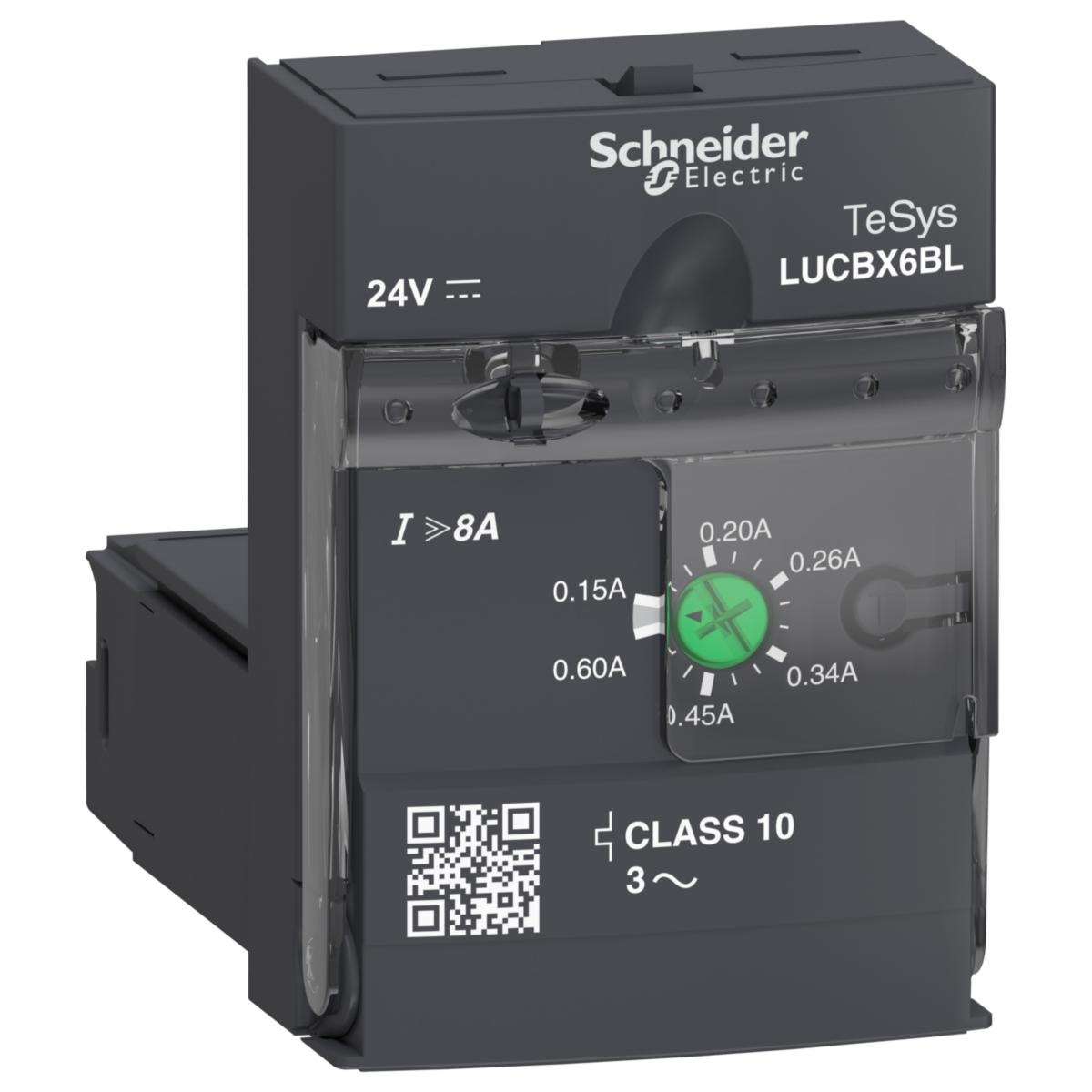 Motorvernreleer Schneider Vern U ADV - Vern U ADV 0.15-0.6A 24VDC LUCBX6BL