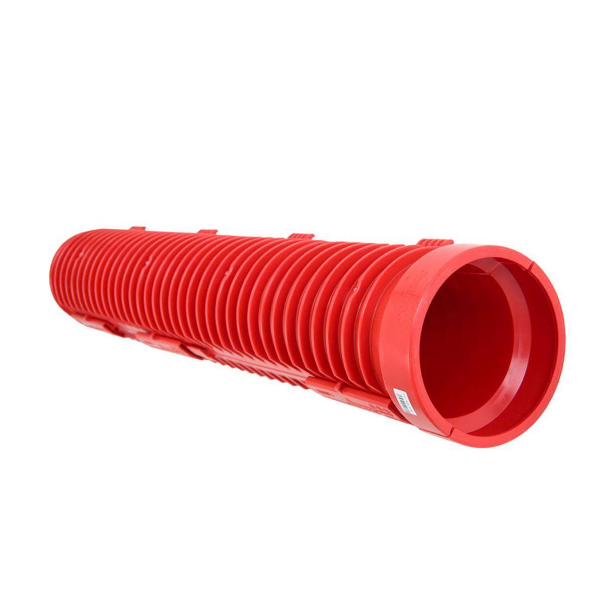 Kabelrør splittet Divio 1000N, Pipelife - 160mm Divio delt kabelrør 1000N. 1.1mtr. rød