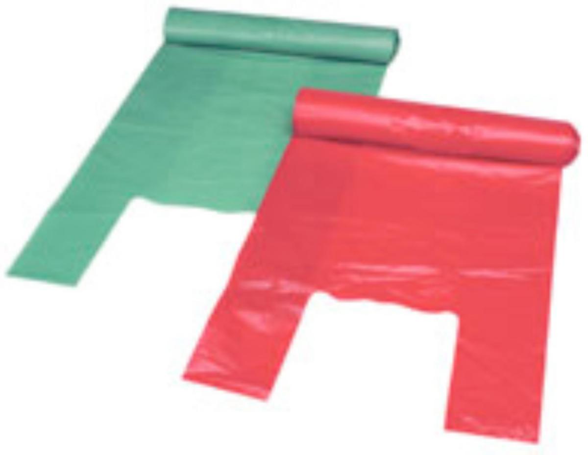 Kildesorteringsposer LLD - Kildesorteringspose 15L polyeten rød 25pk/rull