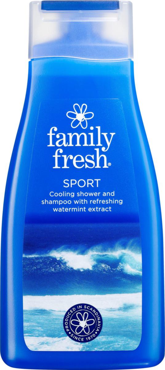 Dusjsåpe/sjampo Familyfresh Sport - Dusjsåpe/sjampo Sport Family Fresh 500ml