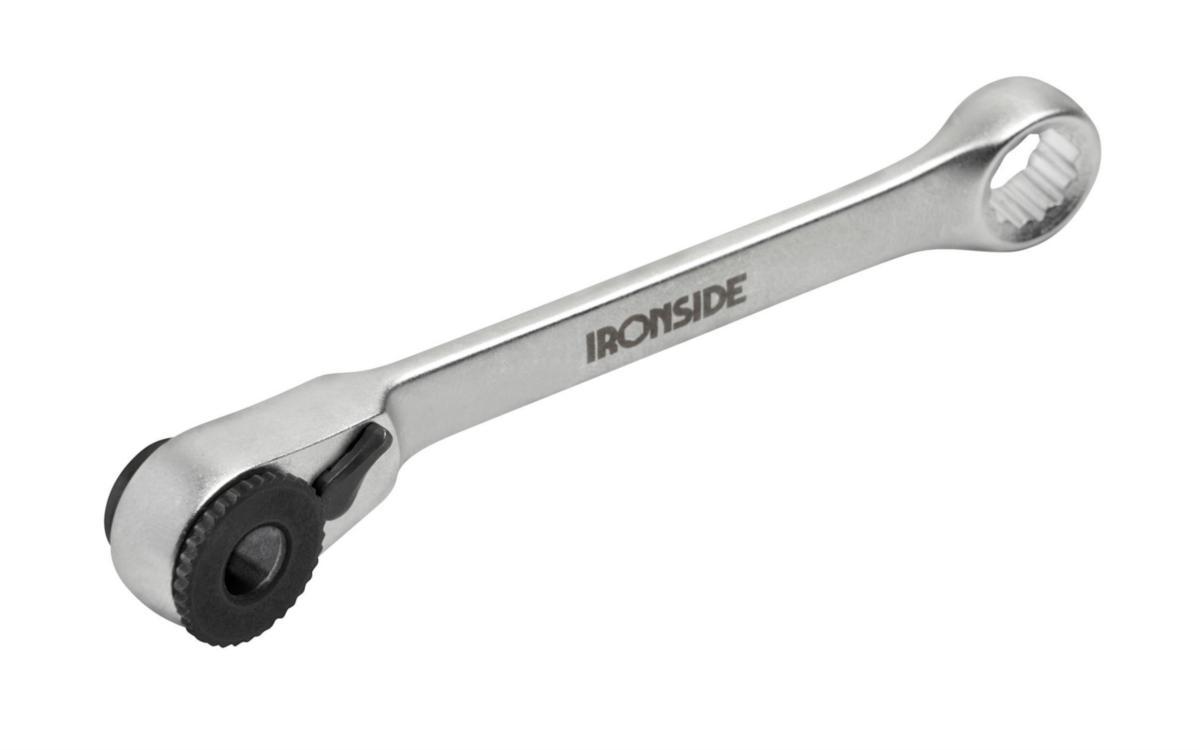 Bitsskrallenøkkel 1/4" med 8 mm ring Ironside - Bitsskrallenøkkel 1/4" bits Ironside 90mm 8mm ring 244005