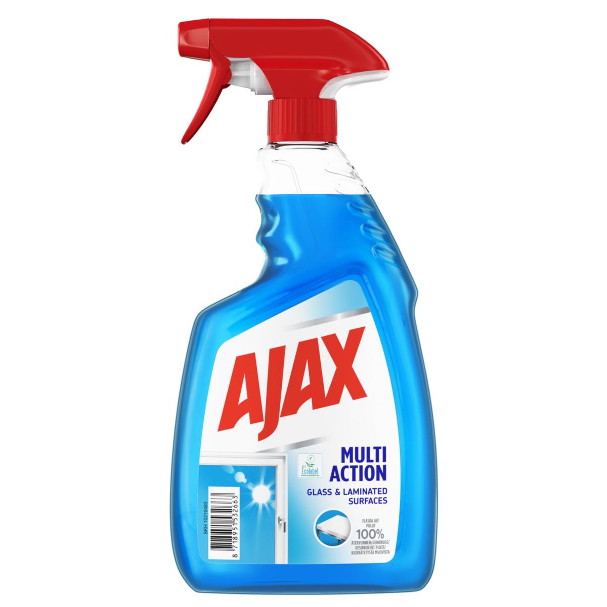 Glasspuss Ajax Triple Action - Rengjøring Multi Action Glass Ajax 750ml spray