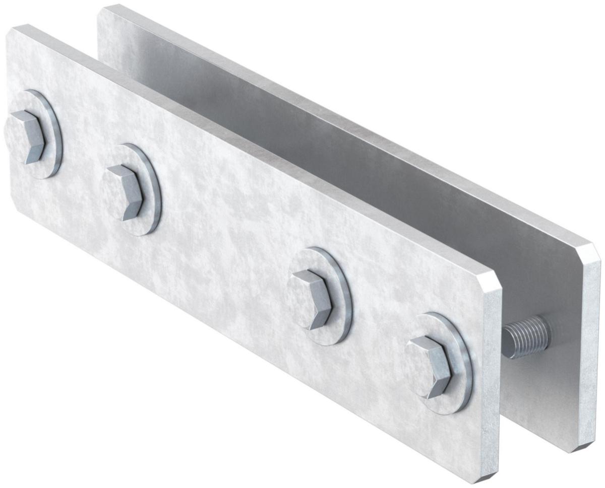 Skinneskjøt FMPC, varmforzinket, FMS skinnesystem, fischer - Skinneskjøt FMPC 160 FZV - FMS Tung/Industri System