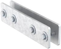 Skinneskjøt FMPC, varmforzinket, FMS skinnesystem, fischer