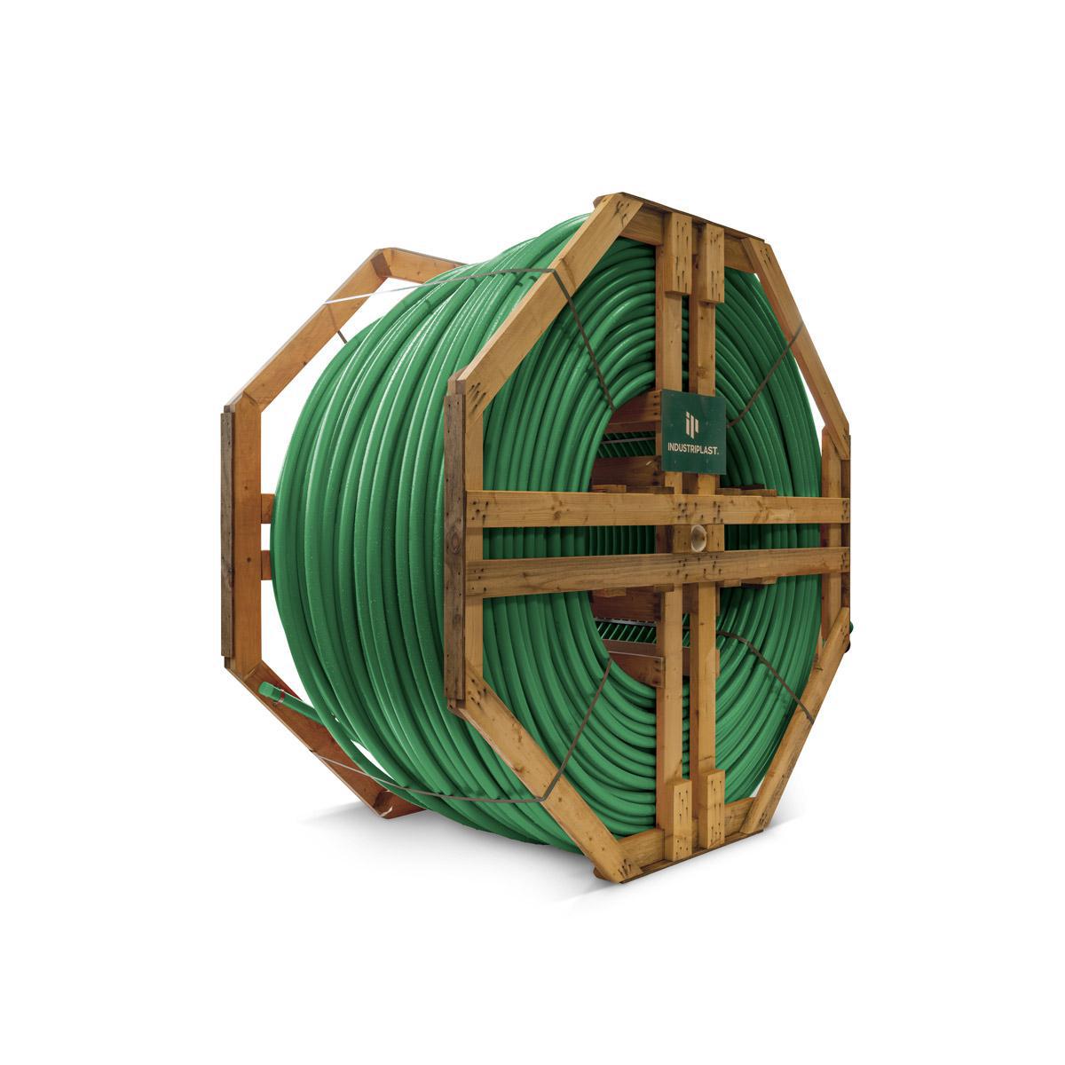 Fiberkabelrør PE DL på trommel, GRØNN Infraplast - 1 x 40mm-1 DL Fiberkabelrør Grønn 1500 mtr. m/trommel
