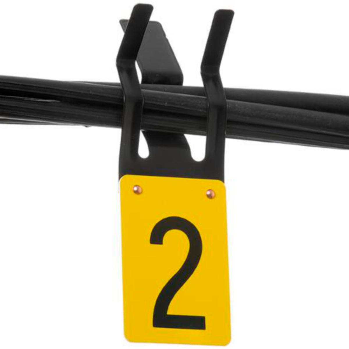 Skilt Linjeservice KL45 - Skilt KL45 gul/sort tall 2