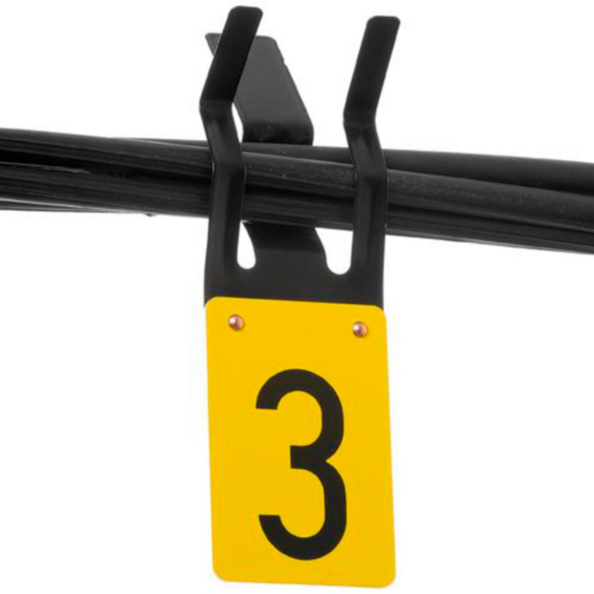 Skilt Linjeservice KL45 - Skilt KL45 gul/sort tall 3