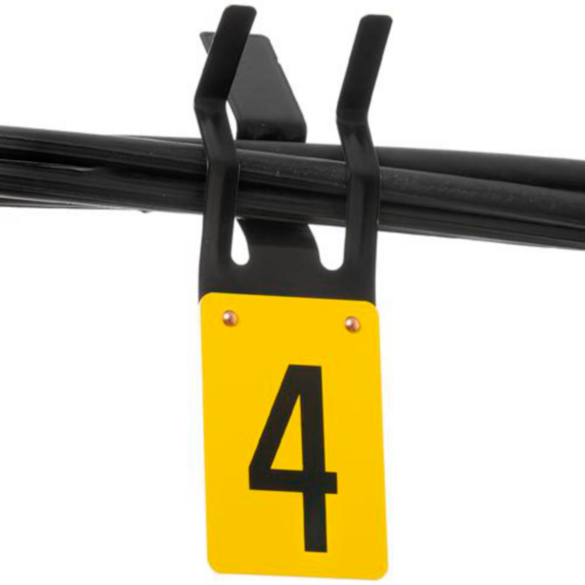 Skilt Linjeservice KL45 - Skilt KL45 gul/sort tall 4