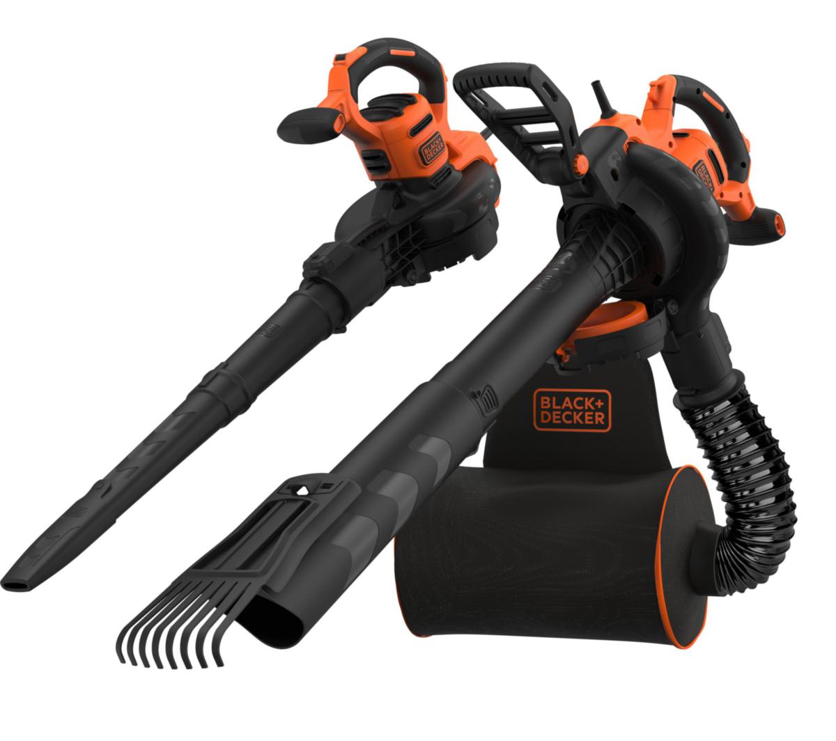 Løvblåser Black&Decker BEBLV301-QS 3000W - Løvblåser BEBLV301-QS Black&Decker 3000W