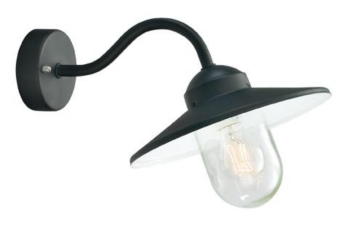 Veggarmatur Norlys Karlstad 230 - Karlstad 230 vegglampe. sort