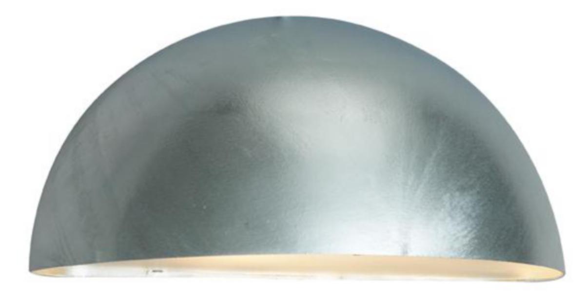 Veggarmatur Norlys Paris - Paris vegglampe. galvanisert