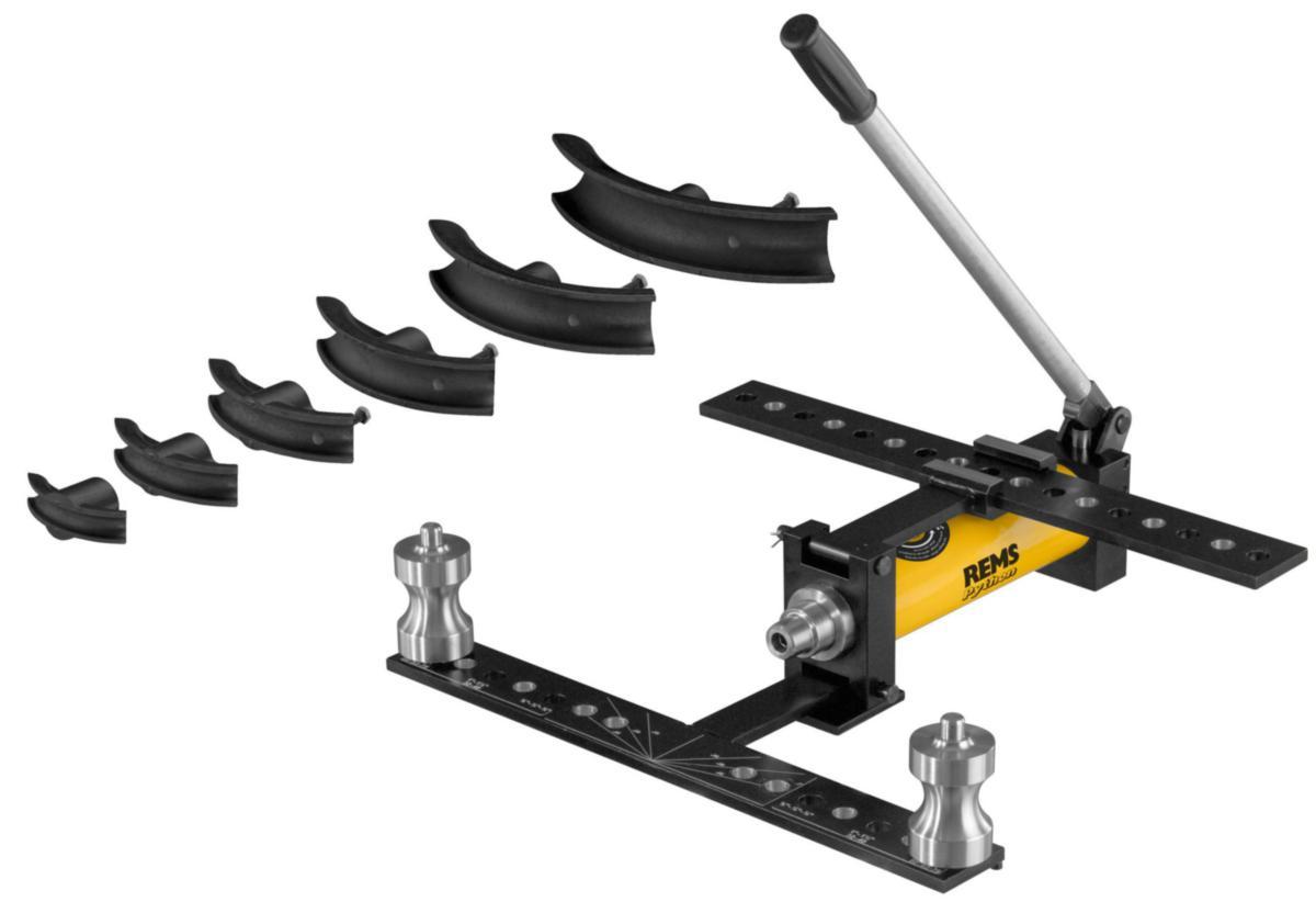Rørbøyesett Rems Python - Rørbøyeapparatsett Python ST Rems 1/2-2" kasse