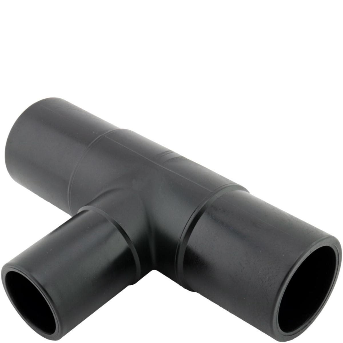T-rør lang 90º PE100-RC TREL, GPA - 315-250 mm t-rør 90° lang ende PE 100-RC SDR 11