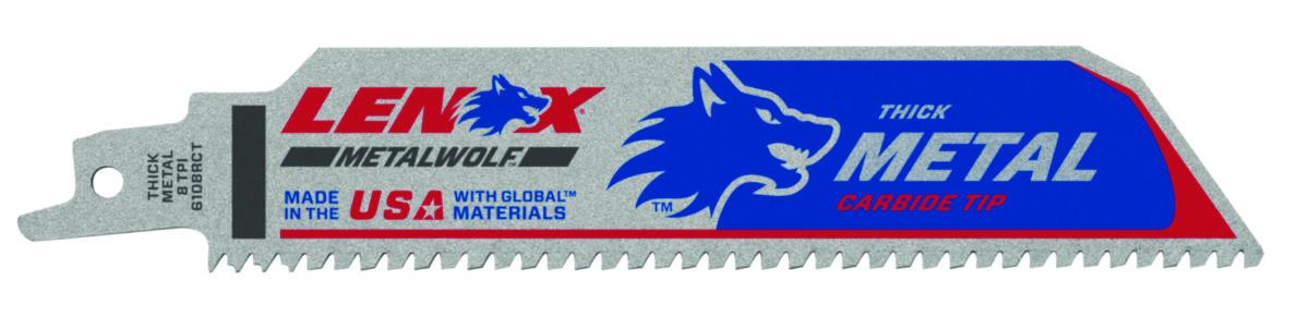 Bajonettsagblad Lenox Metall Lazer CT - Bajonettsagblad 6118R Carbide Lenox 152mm 8T Lazer CT