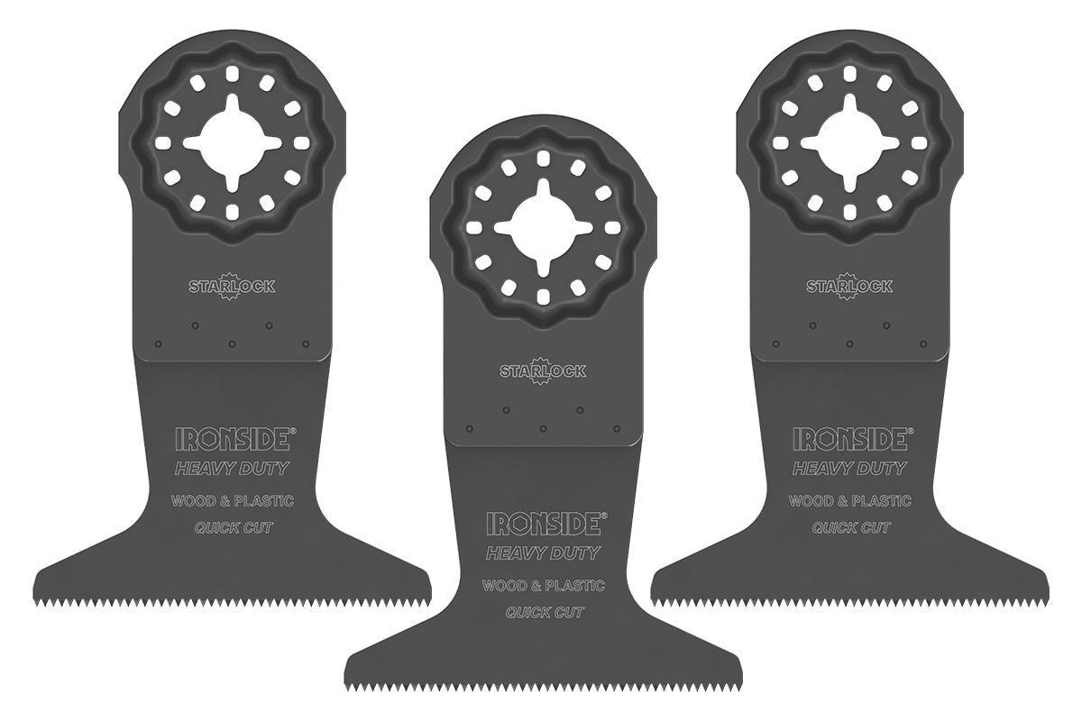 Dykksagblad Ironside Tre/Plast Starlock - Dykksagblad Starlock tre/plast Ironside 63mm 3pk 202902