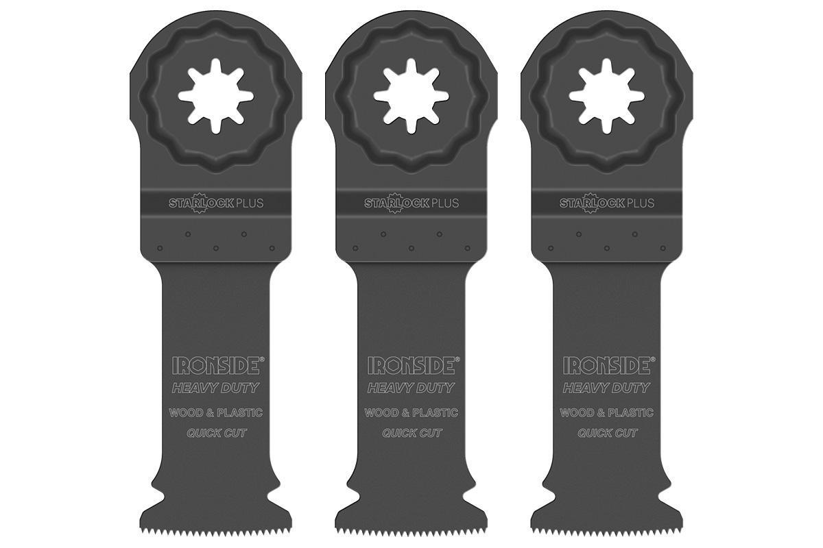 Dykksagblad Ironside Tre/Plast Lang Starlock Plus - Dykksagblad tre/plast lang Ironside 32mm 3pk StarlockPlus