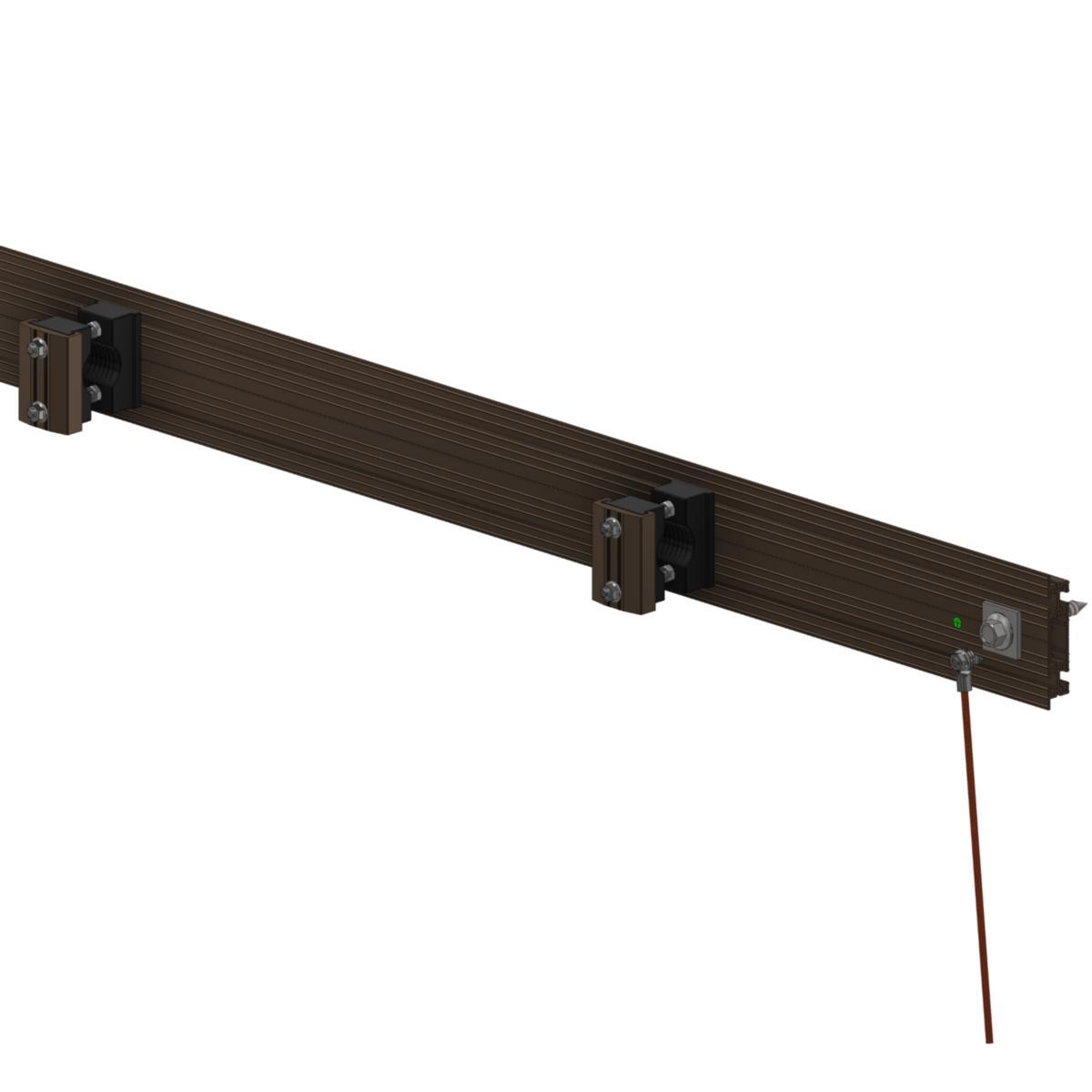 Kabeltravers El-Tjeneste for 3 kabler H-mast horisontal - Kabeltravers horisontal TH12-H