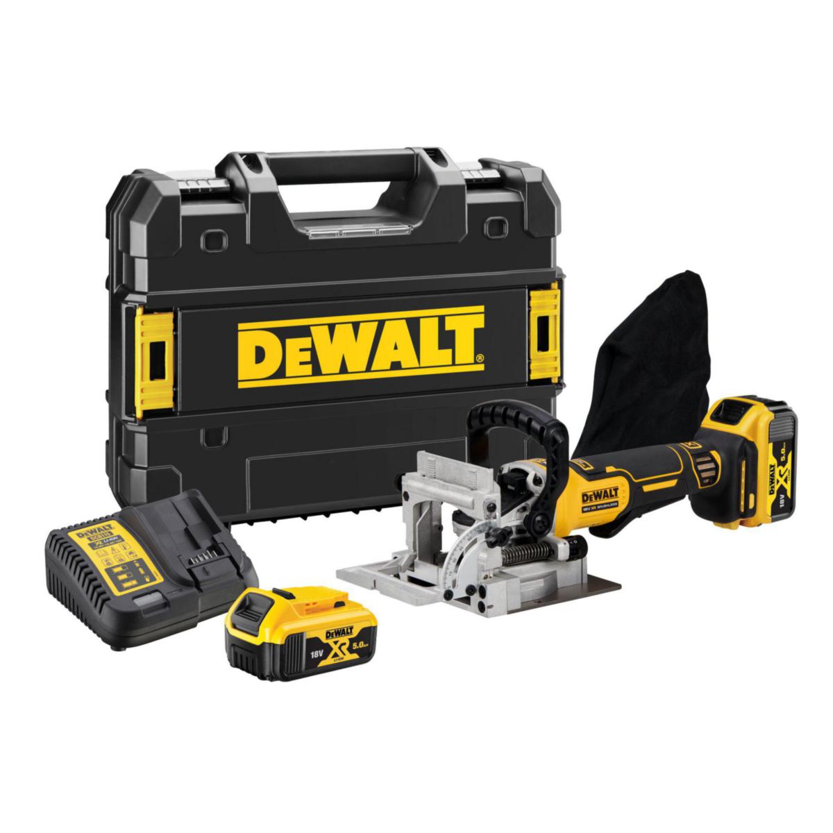 Lamellfres DEWALT DCW682P2 - Lamellfres DCW682P2-QW DeWalt 18V 2x5.0Ah XR