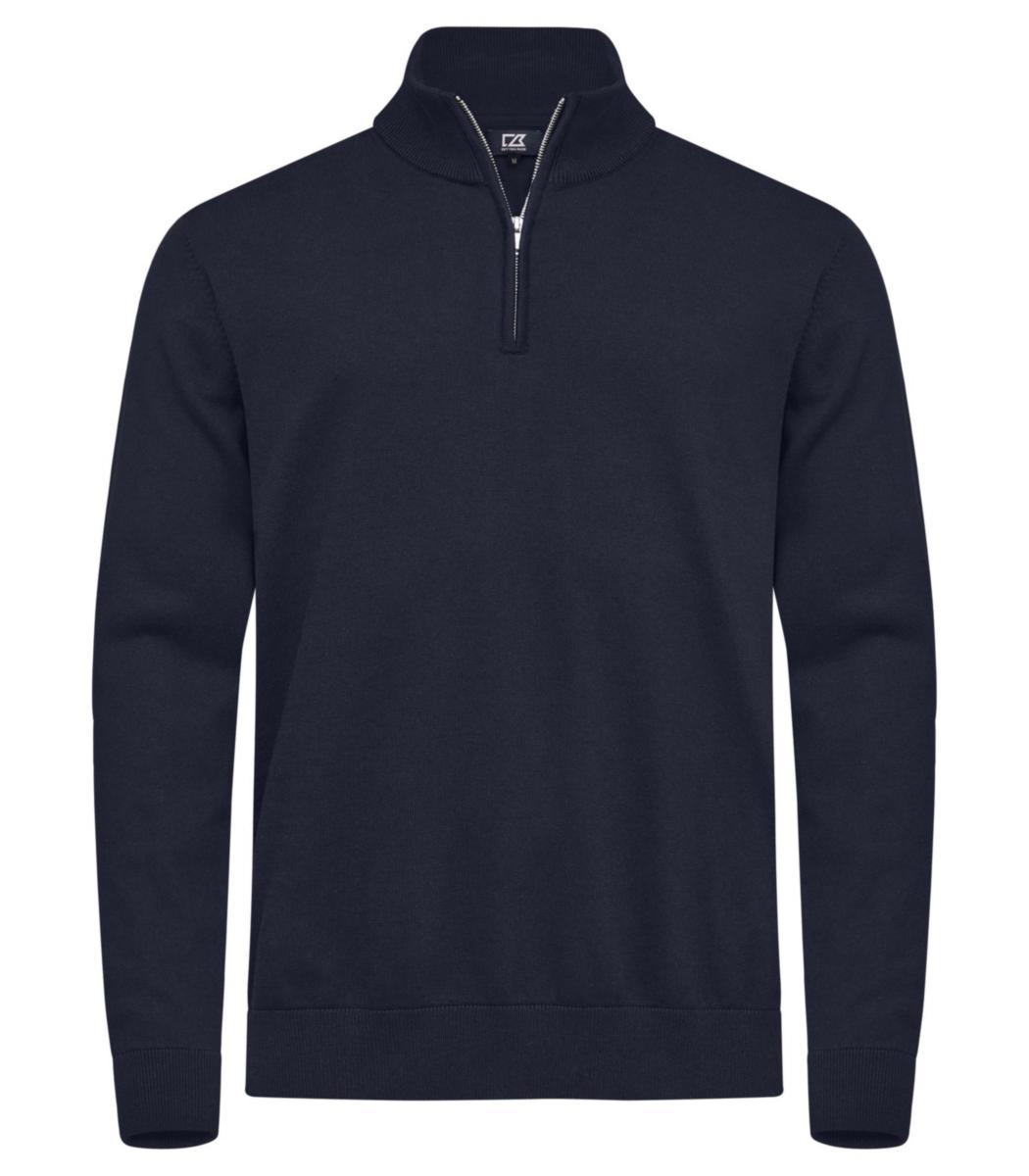 Genser half zip Cutter & Buck Oakville - Genser Cutter & Buck Oakville Half Zip mørk marine str M