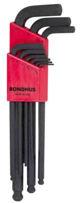 Sekskantnøkkelsett BLX Bondhus 1.5 - 10mm m/kule 9stk