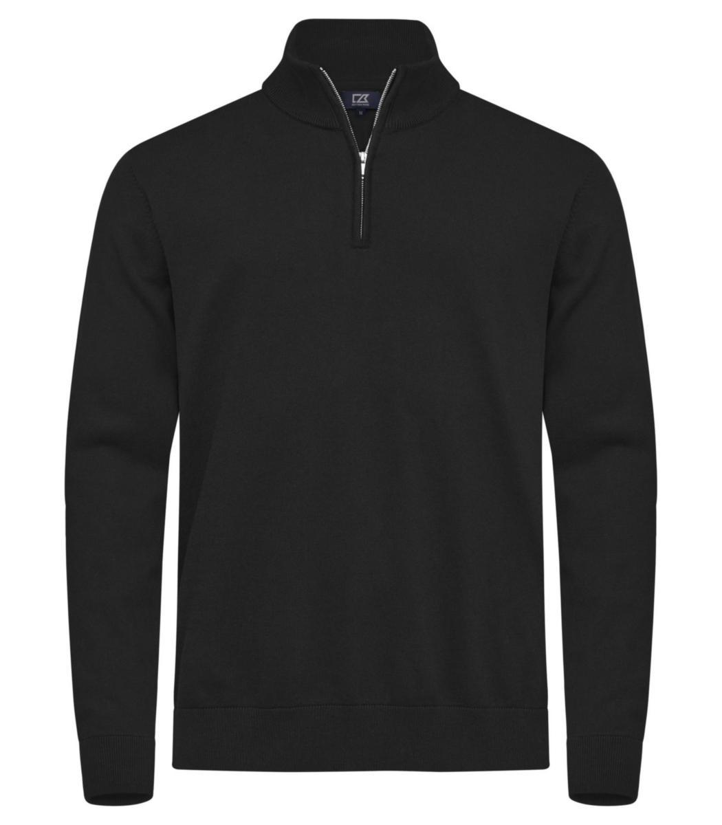 Genser half zip Cutter & Buck Oakville - Genser half zip C&B Oakville svart str 2XL