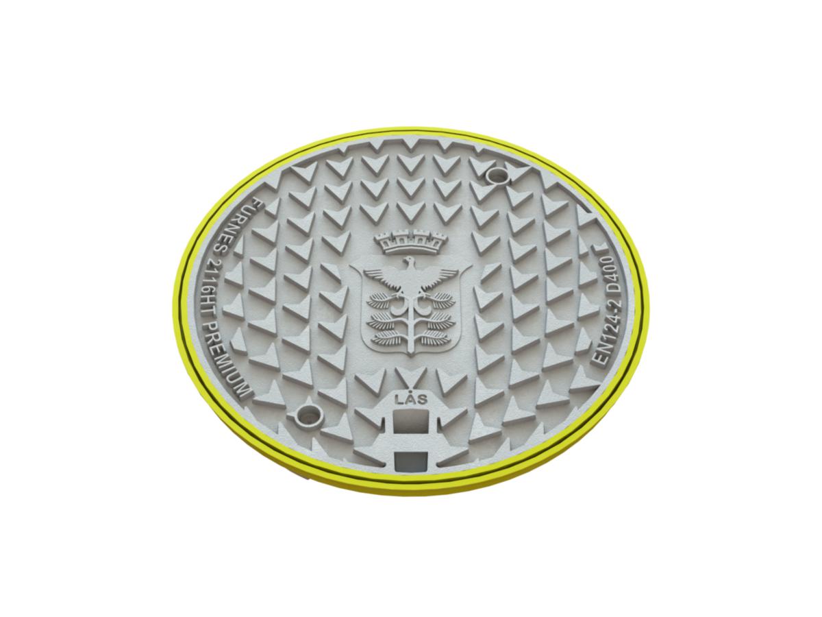 Kumlokk Premium 2116HT, med Hamar logo, Furnes - Furnes 650 Premium lokk 2116HT m/tette spetthull Logo Hamar