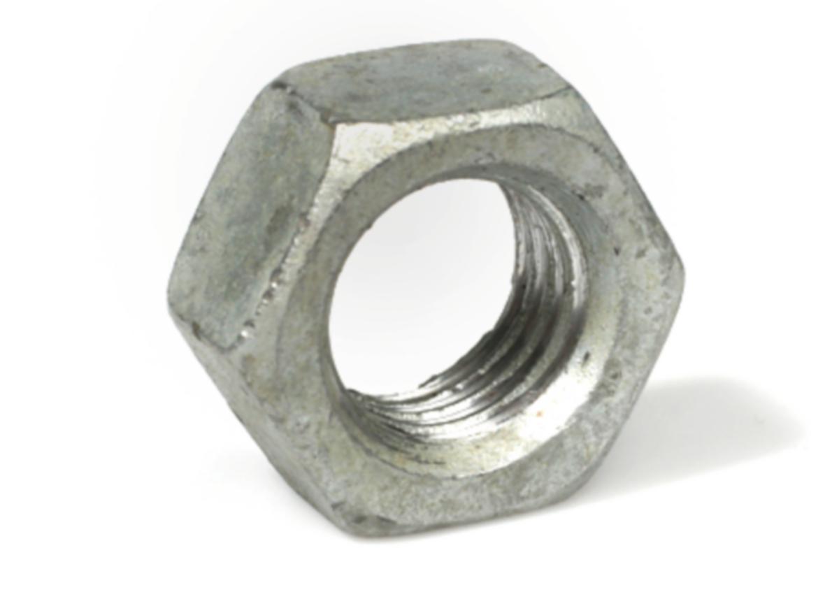 Sekskantmutter ISO 4032 KL8.0 varmforzinket FIXX - Mutter M8 VF I4032 8.0 6kt varmforzinket FIXX(D934)