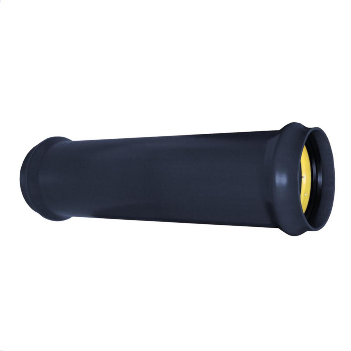Løpemuffe lang for kabelrør PVC, svart, Pipelife - 110 mm PVC løpemuffe lang. f/kabelrør svart SN8