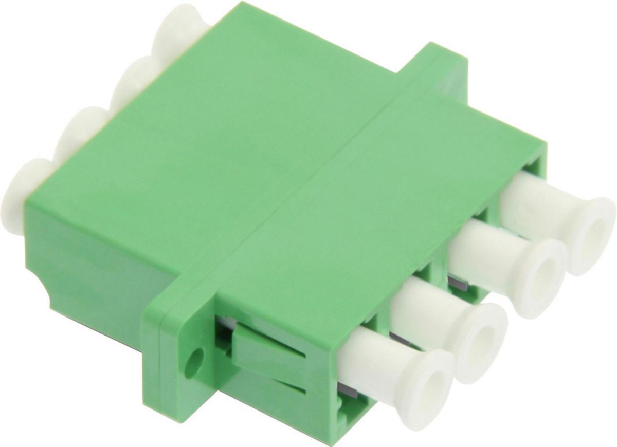 Adapter Singelmodus Eurolan - Adapter 4XLC SM APC Grønn Eurolan