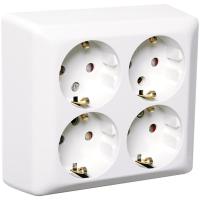 Stikkontakt 4-veis RS Nordic