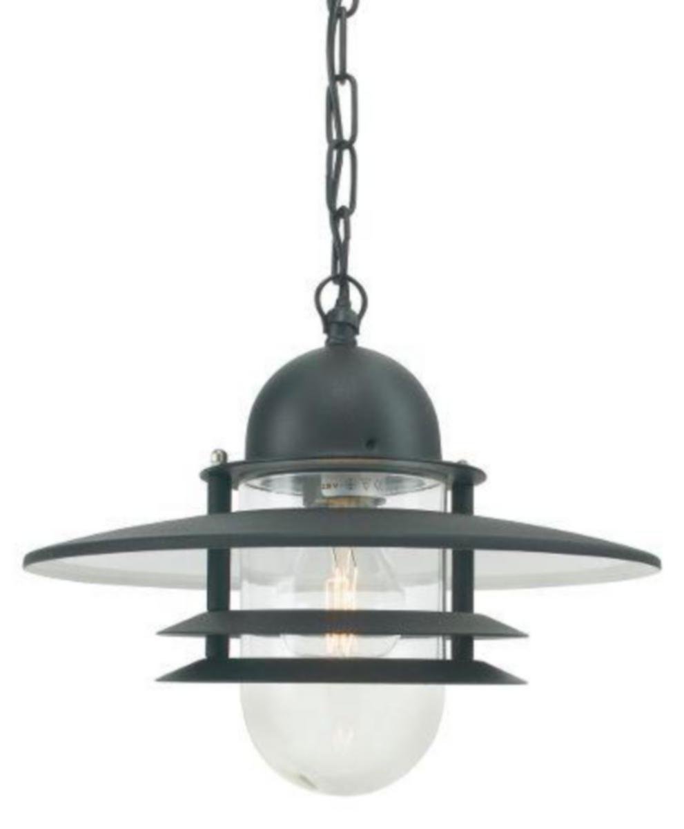 Takarmatur Norlys Oslo kl. II - Oslo 240A Sort 75W. E27. IP54. KL II