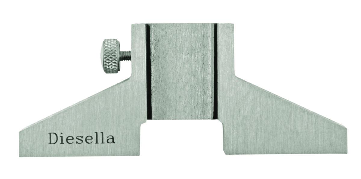 Dybdemålsfot Diesella f/ skyvelær - Dybdemålsfot skyvelære Diesella 75X6mm