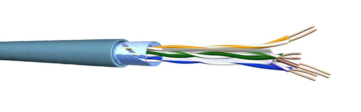 Datakabel Draka Cat 6A U/UTP - UC500 23 U/UTP Cat.6A Z1s LSHF -F Dca 500