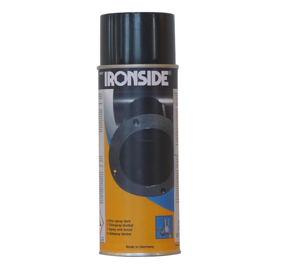 Rustbeskyttelsesmaling/ Zinkspray Ironside mørk - Rustbeskytter sinkspray Ironside 400ml mørk 100037