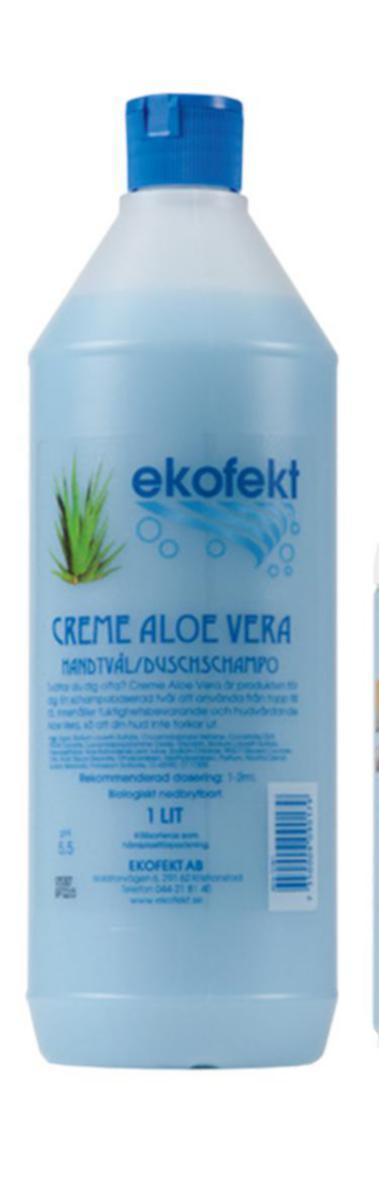 Hånd- og dusjsåpe Ekofekt Creme Aloe Vera - Dusjsåpe Creme Aloe Vera Ekofekt 1L