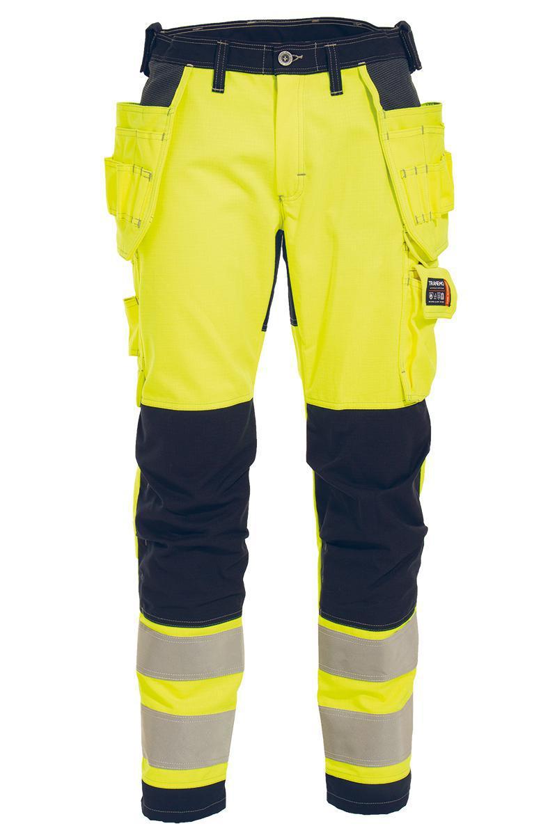 Håndverksbukse Tranemo Tera TX <br/>5856 Multinorm - Håndverksbukse Tranemo Tera TX 5856 Multinorm gul/mar str C52