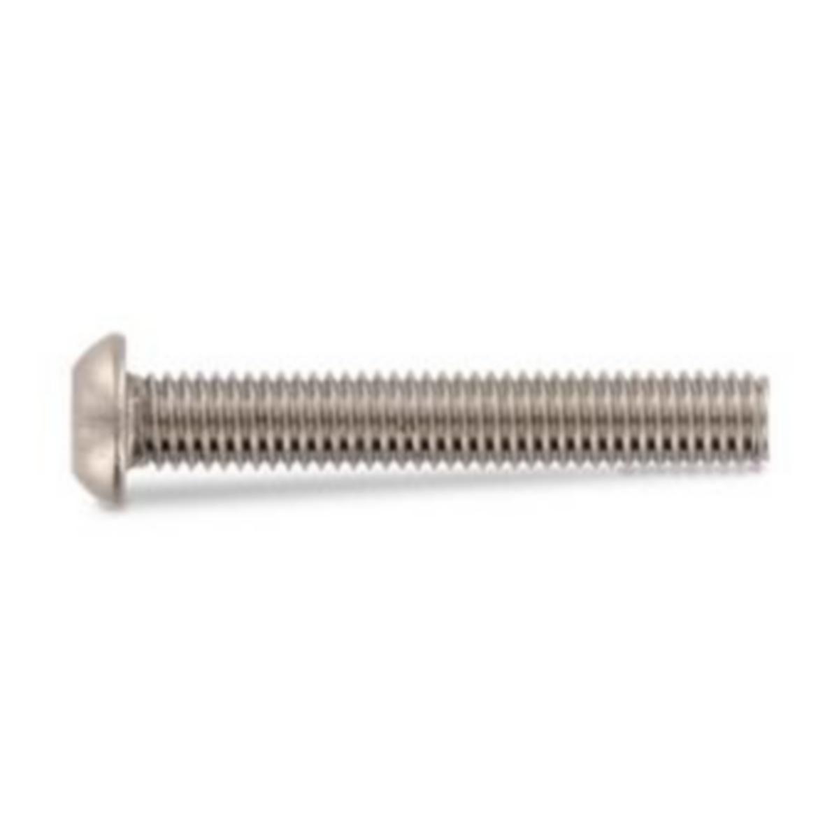 Sikkerhetsskrue MKTS PIN A2 rustfri - Button Head 6X20 A2 TX I7380 torx rustfritt