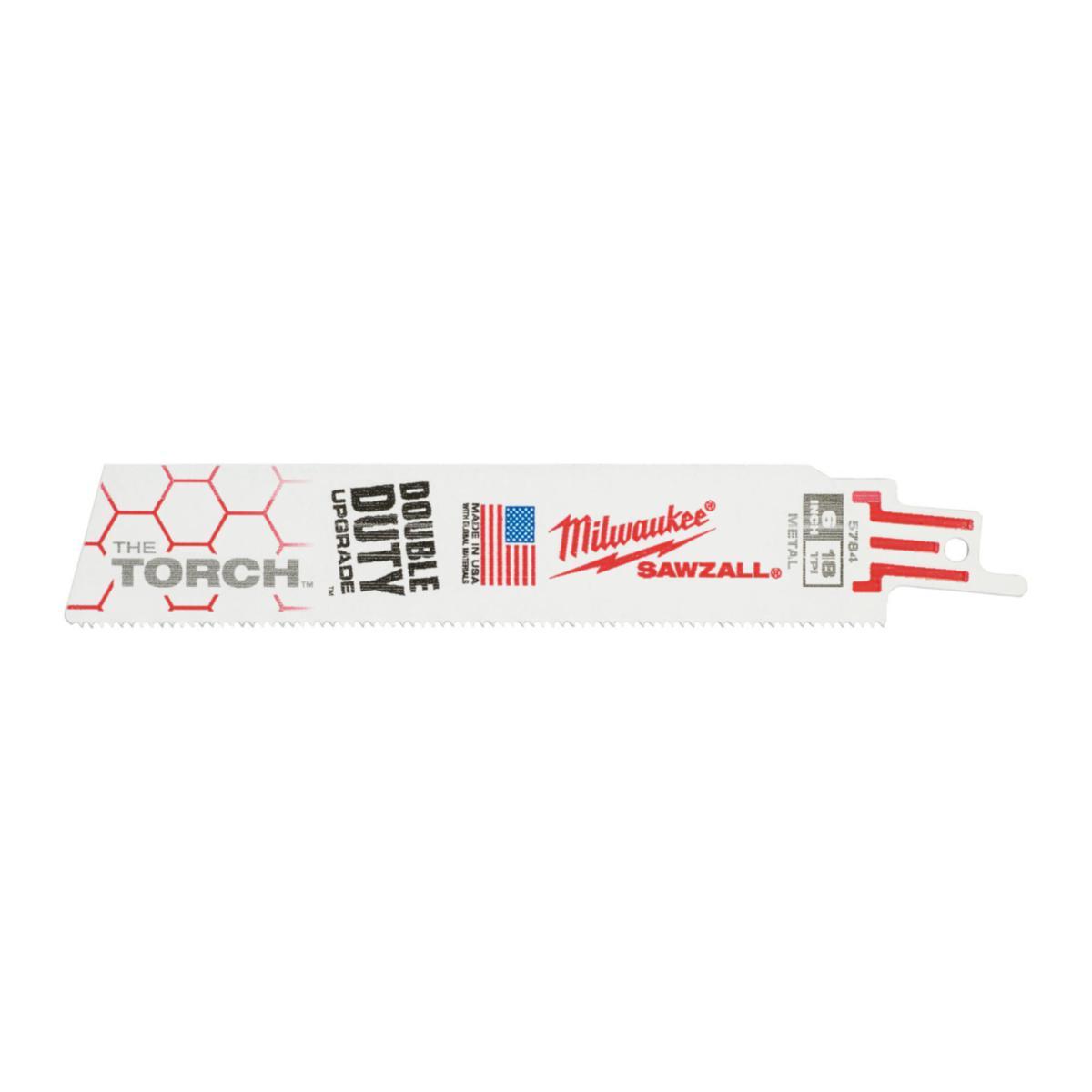 Bajonettsagblad Milwaukee Torch Demo Metall - Bajonettsagblad TO Dem Metall Milwaukee 150mm/TPI18 5pk