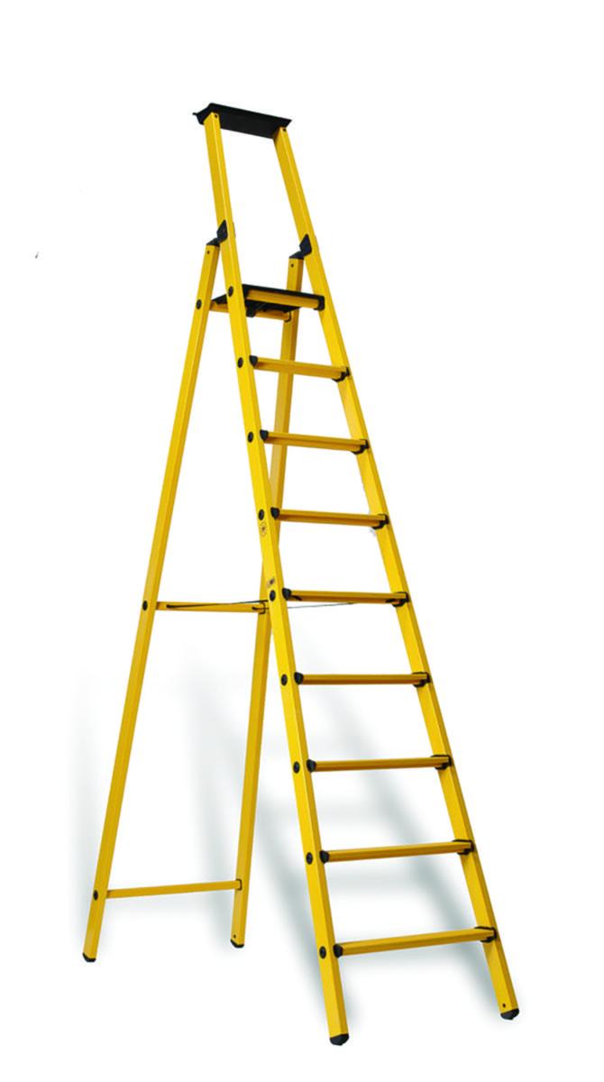 Glassfiberstige Avanti 1000V - Trappestige glassfiber 3.4m Avanti 1000V 11-trinns 91058