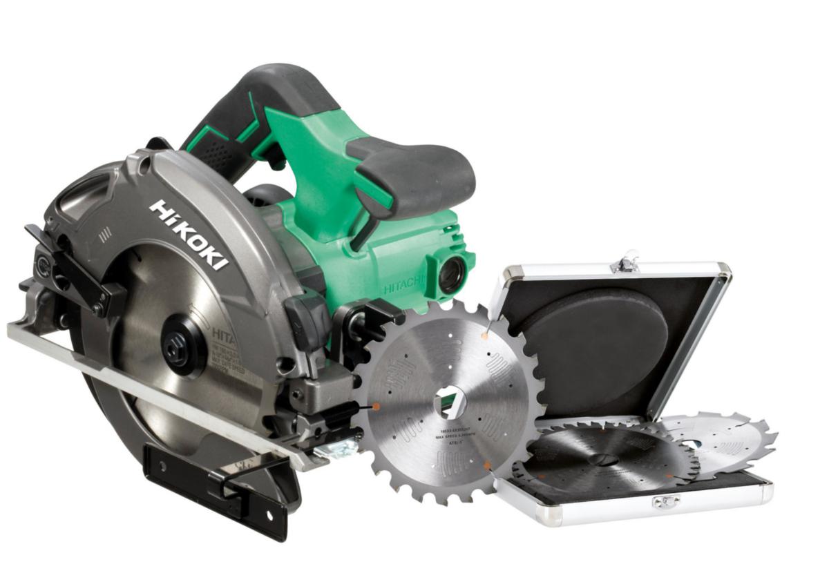 Sirkelsag HiKOKI C6BU3 m/ sagblader - Sirkelsag C6BU3 Hikoki 1300W 3 blad koffert