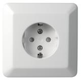 Stikkontakt Elko enkel m/jord innfelt