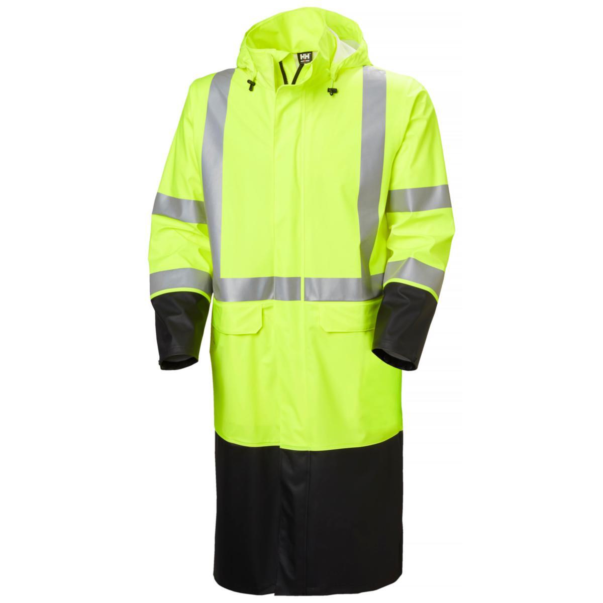 Regnfrakk HH Addvis HiVis kl.3 - Regnfrakk HH Addvis HiVis kl.3 gul str 3XL