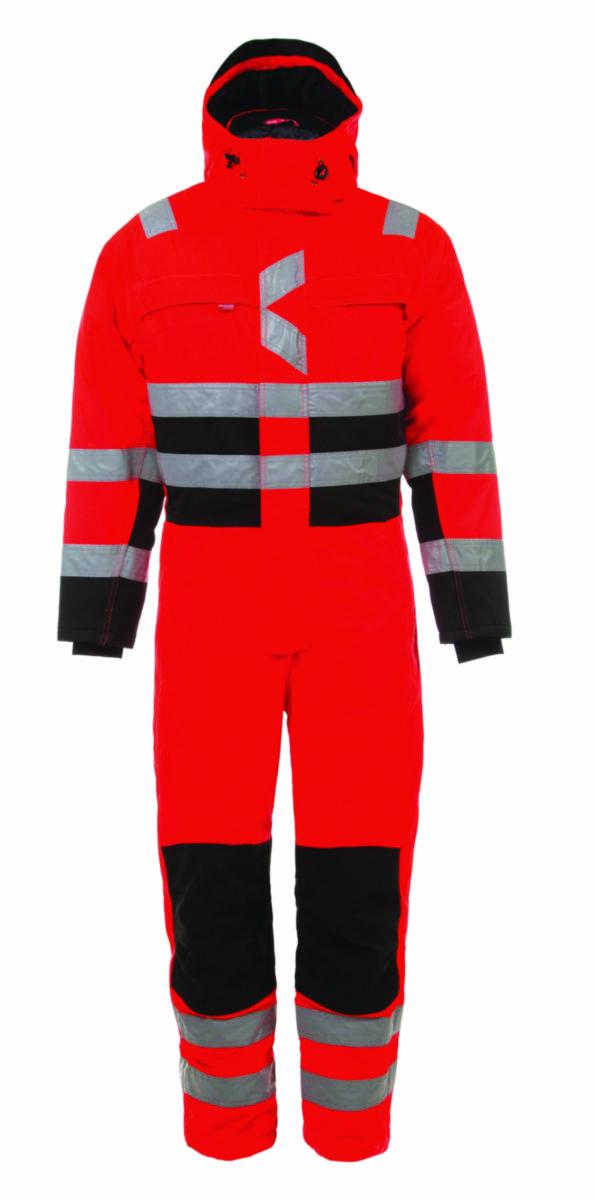 Kjeledress Synlig Plus kl 3 282-2693 - Kj.dress HV SynligPlus rød L Membran Foret HV Kulde Regn