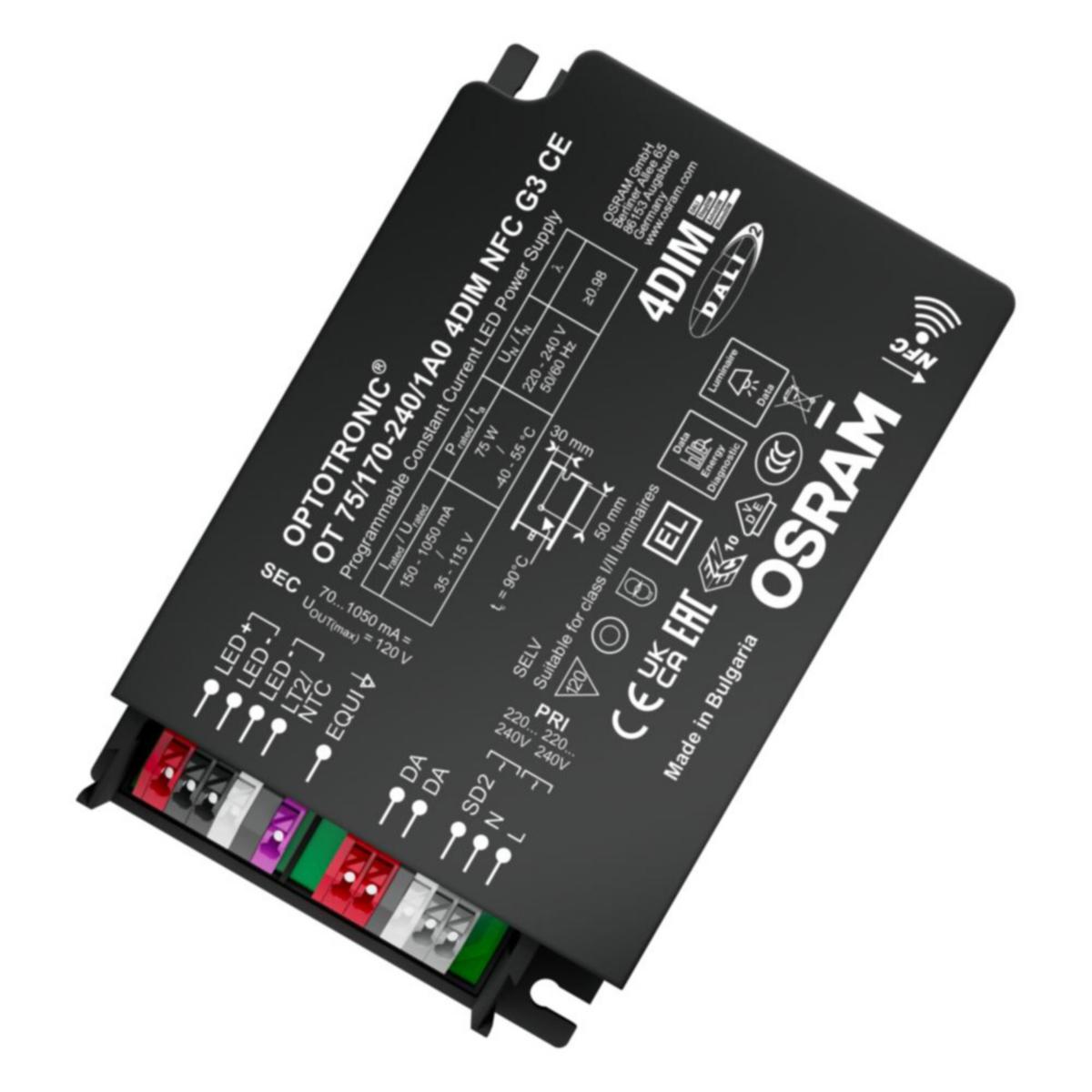 LED Driver Ledvance OT 4DIM NFC - OT 75/170-240/1A0 4DIM NFC Gen